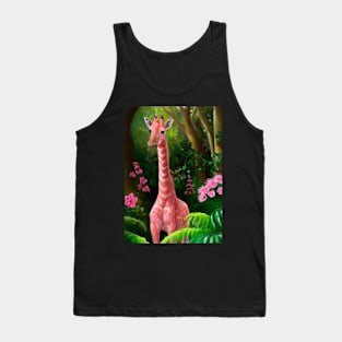 Pink Giraffe Tank Top